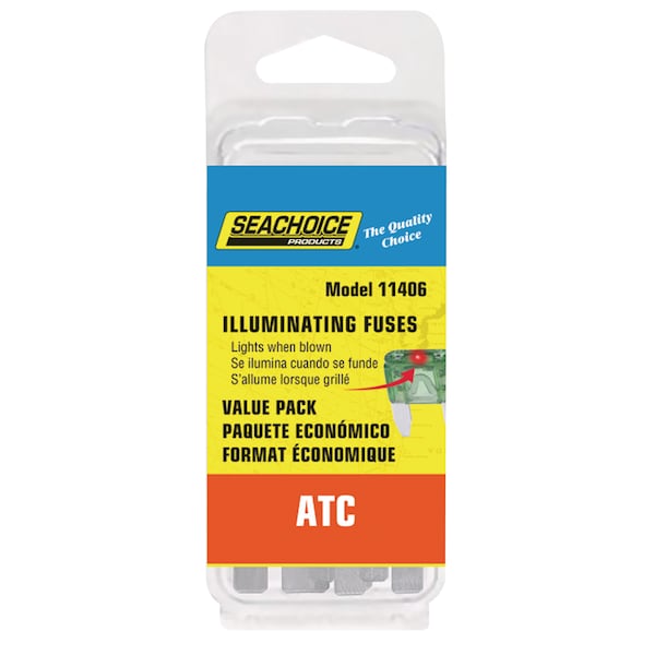 Seachoice ATC Indicating Fuse Value Pack, 25ea 11406 - main